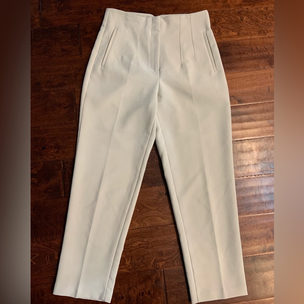 Zara Ivory Dress Pants.  Large.